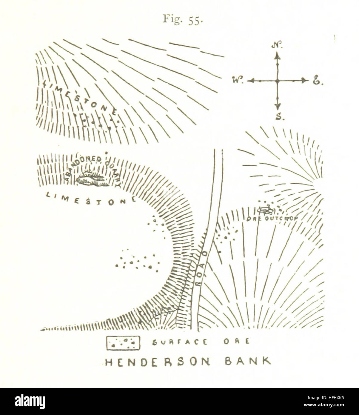 Bild von Seite 189 "Eisen Erze von Missouri und Michigan. Von Raphael Pumpelly... T. B. Brooks... und Adolf Schmidt, etc. [mit Platten.] " Bild von Seite 189 "Eisen Erze von Missouri Stockfoto