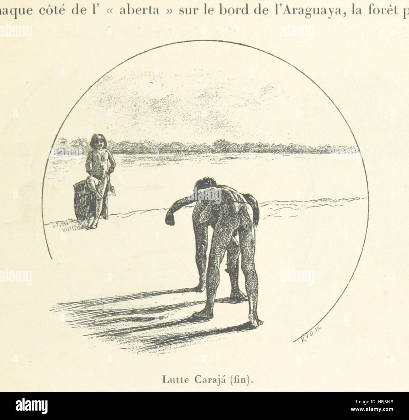 Bild entnommen Seite 201 von "Voyage au Tocantins-Araguaya, 31 Décembre 1896-23 Mai 1897. Ouvrage Illustré de 87 Vignetten et d ' une Carte des Rivières "Tocantins-Araguaya." " Bild entnommen Seite 201 von "Voyage au Tocantins-Araguaya, 31 Stockfoto