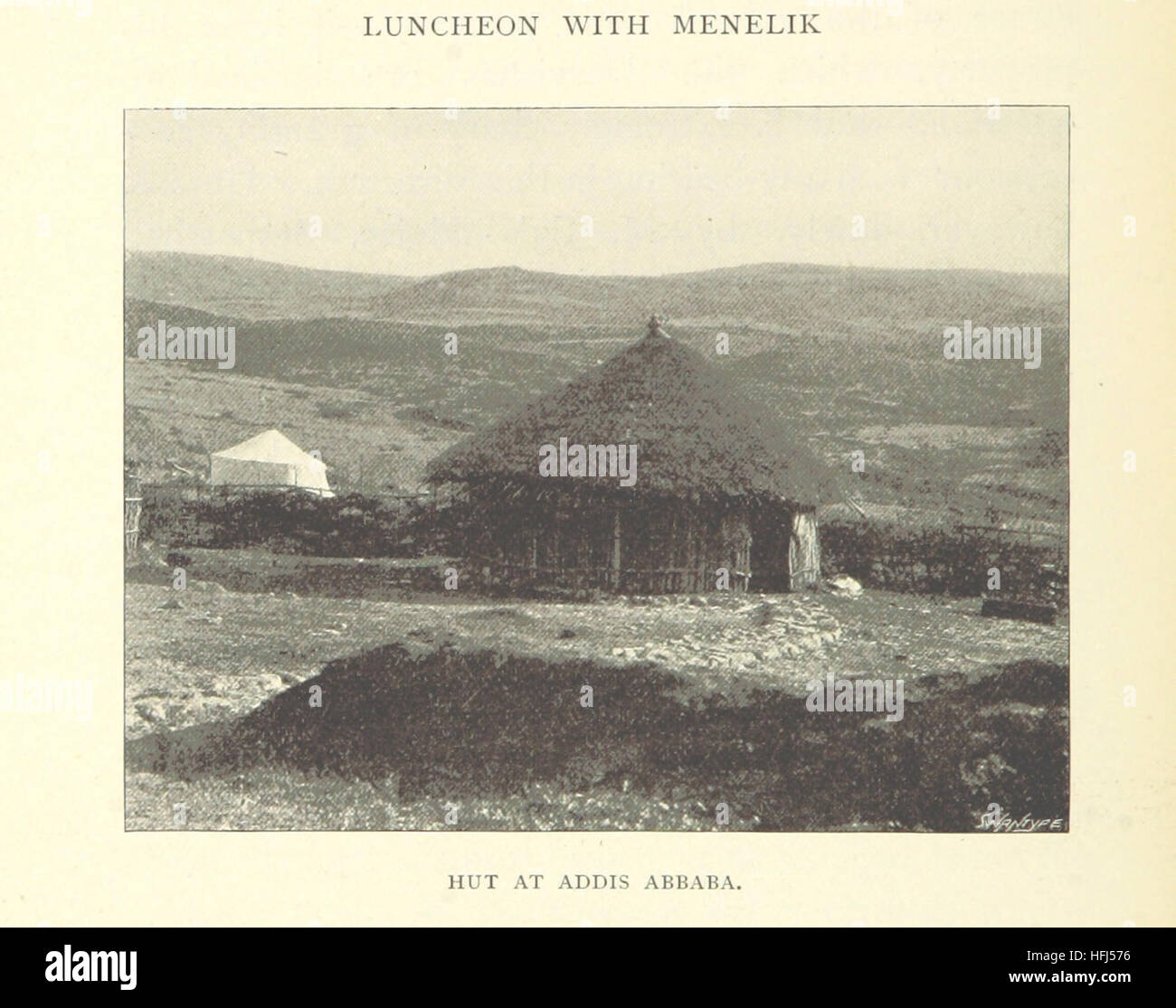 Abbildung Seite 206 von entnommen "mit the Mission, Menelik, 1897... Mit Illustrationen, etc. "Bild entnommen Seite 206 von ' mit der Mission, Stockfoto