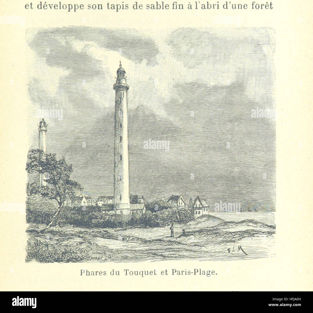 Bild entnommen Seite 109 von "Les Étapes d ' un Hauptbusstation En France. La Baie de Somme, Boulogne und Calais... Illustré de 40 Gravuren et 3 Cartes usw. "Bild entnommen Seite 109 von" Les Étapes d ' un Hauptbusstation Stockfoto