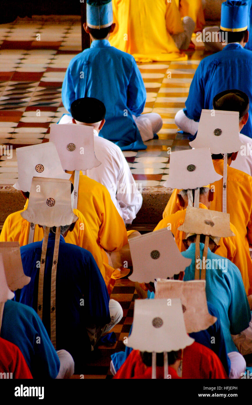 Cai Dai Tempel Ho-Chi-Minh-Stadt Stockfoto