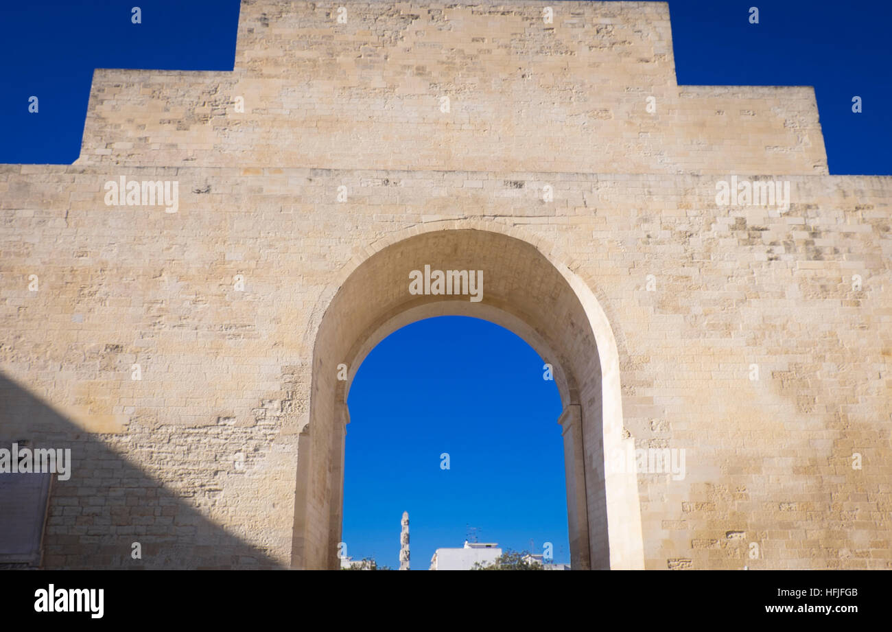 schöne Stadt Lecce in Apulien, Italien Stockfoto