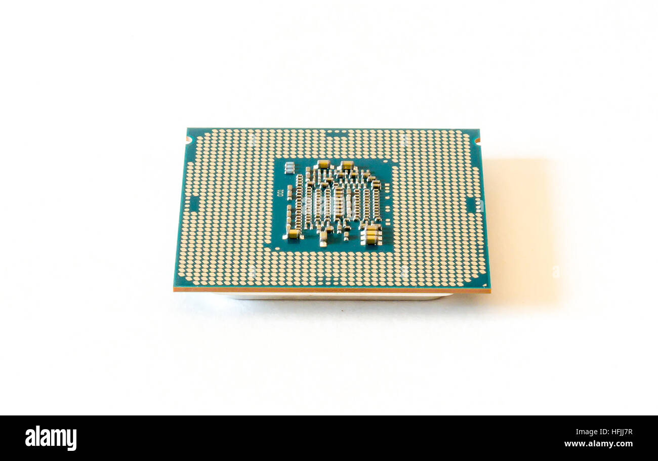 CPU Intel Core i5. Intel Corporation ist ein amerikanisches multinational Corporation und Technologie Unternehmen mit Hauptsitz in Santa Clara Stockfoto