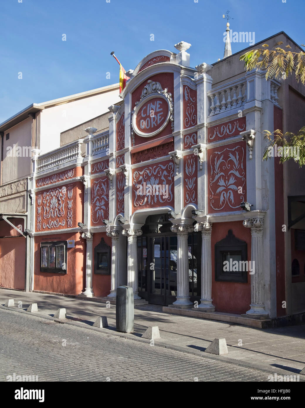 Cine Doré, Calle de Santa Isabel, Madrid Stockfoto