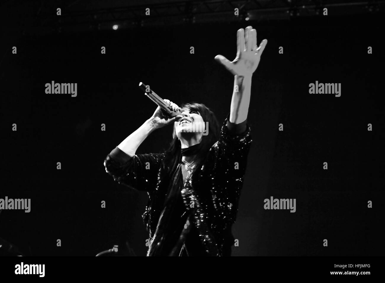 NENA live Im Mehr! Theater Hamburg, Deutschland, 2016. Nur zur redaktionellen Verwendung. Stockfoto