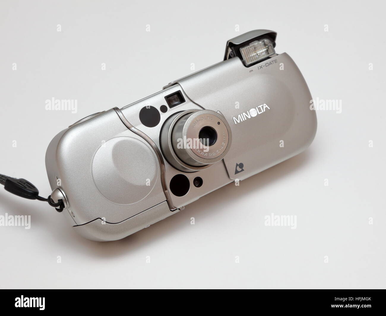 Minolta Vectis 2000 APS-Patrone Filmkamera grundiert für den Einsatz mit Blitz ausgelöst und Zoom erweitert Stockfoto