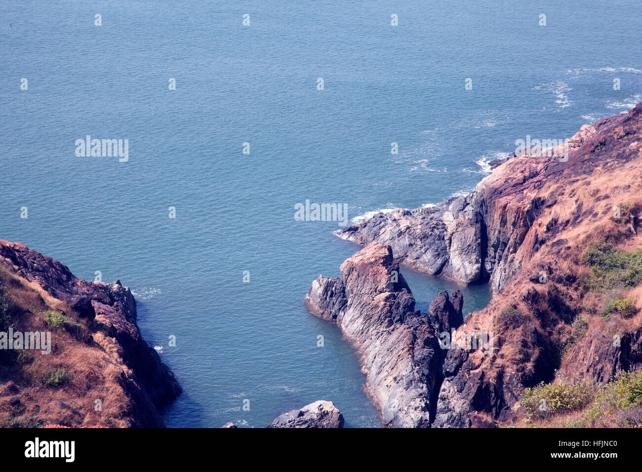 Schönen Blick aufs Meer von Gokarna Stockfoto