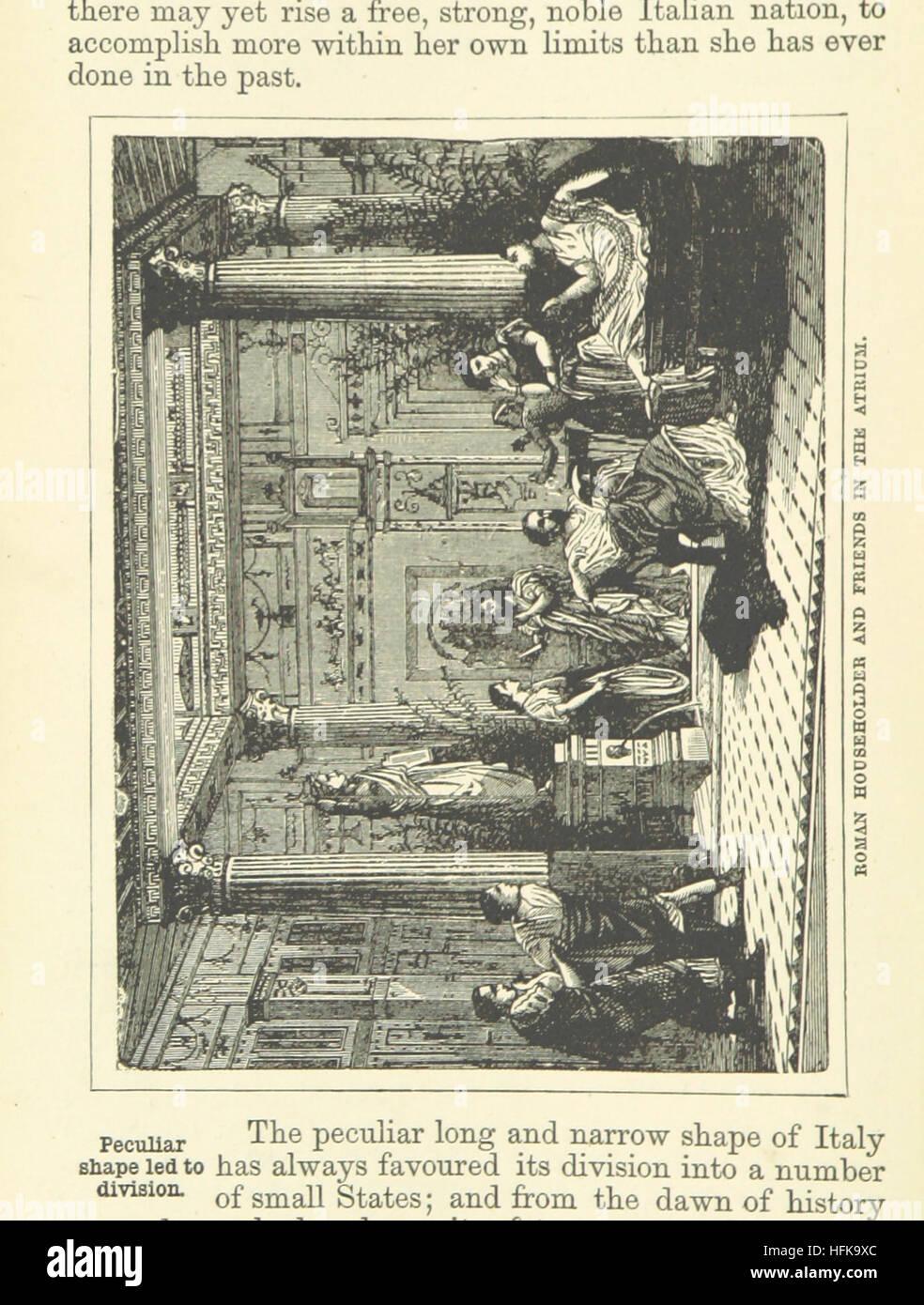 Eine Illustration von „den Bewohnern der Welt“, die die verschiedenen Lebensformen von Mensch, Tier und Pflanze beschreibt. Das Buch enthält Illustrationen verschiedener Arten und bietet Einblicke in die biologischen und ökologischen Zusammenhänge in verschiedenen Regionen der Welt. Stockfoto