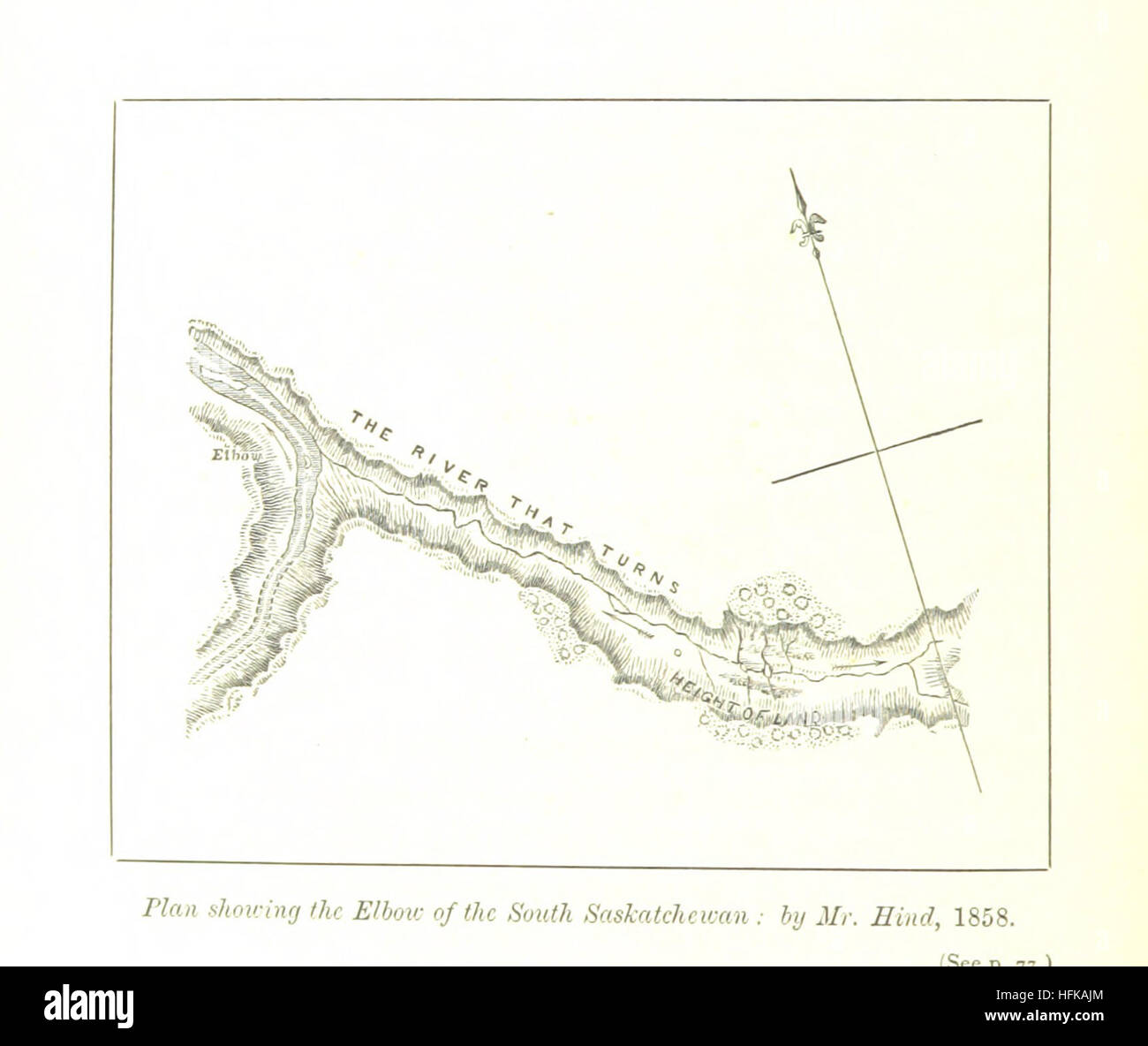 Ein Tagebuch, das Reisen, Sport und Abenteuer durch die Territorien der Hudson's Bay Company in den Jahren 1859 bis 1860 erzählt und die Erlebnisse in Saskatchewan und den Rocky Mountains beschreibt. Bild von Seite 116. Stockfoto