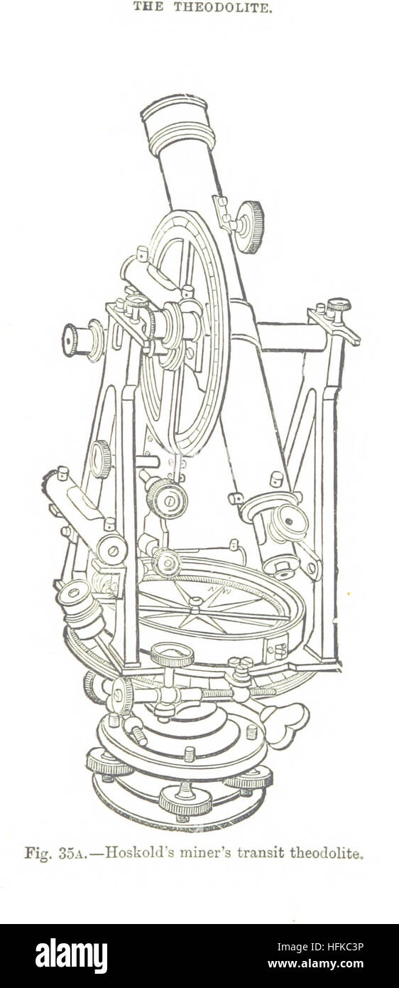 Bild entnommen Seite 119 von ' [A Treatise on Mine-Vermessung... Mit... Diagramme.] " Bild entnommen Seite 119 von ' [A Treatise on Mine-Vermessung Stockfoto