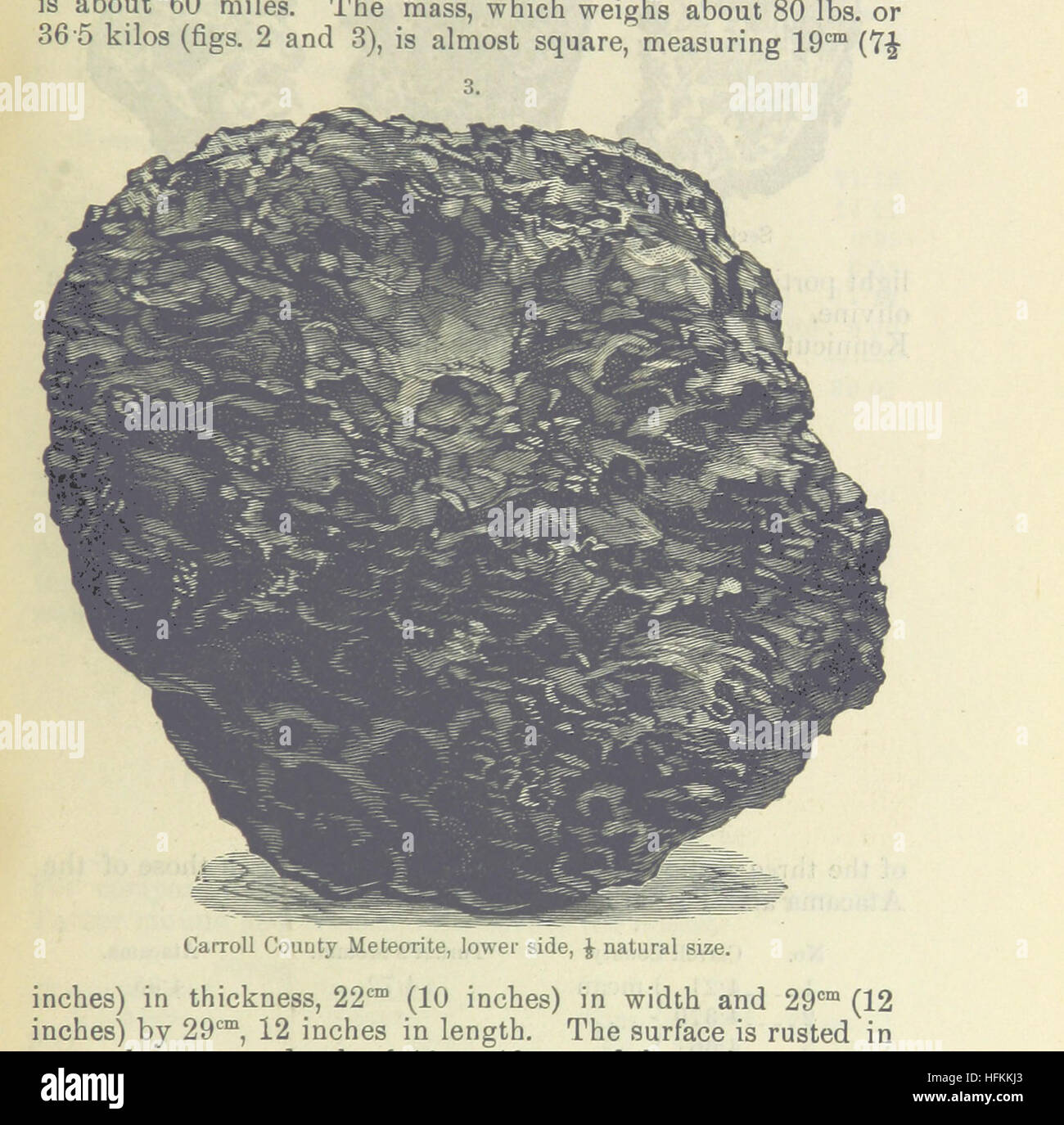 Bild von Seite 93 "[eine Sammlung von kurzen nachgedruckten arbeiten über Mineralogie, mit besonderer Bezugnahme auf Edelsteine und Meteoriten.]" Bild von Seite 93 von "[eine Sammlung von kurzen Stockfoto