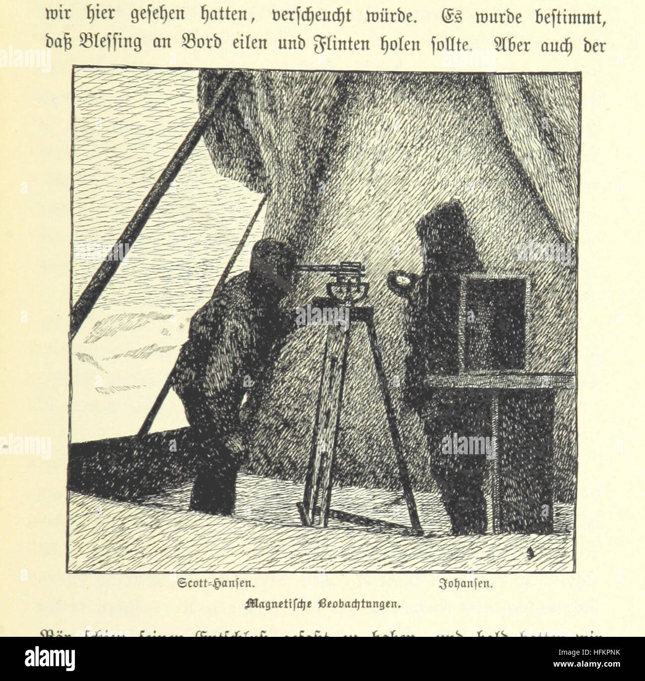 Bild von Seite 265 ' In Nacht Und Eis. Sterben Sie Norwegische Polarexpedition 1893-1896... Mit Einem Beitrag von Kapitän Sverdrup, etc. (Ergänzung. Wir Framleute. Von Bernhard Nordahl. Nansen Und Ich Auf 86° 14′. Von Hjalmar Johansen usw.) " Bild von Seite 265 ' In Nacht Und Eis Stockfoto