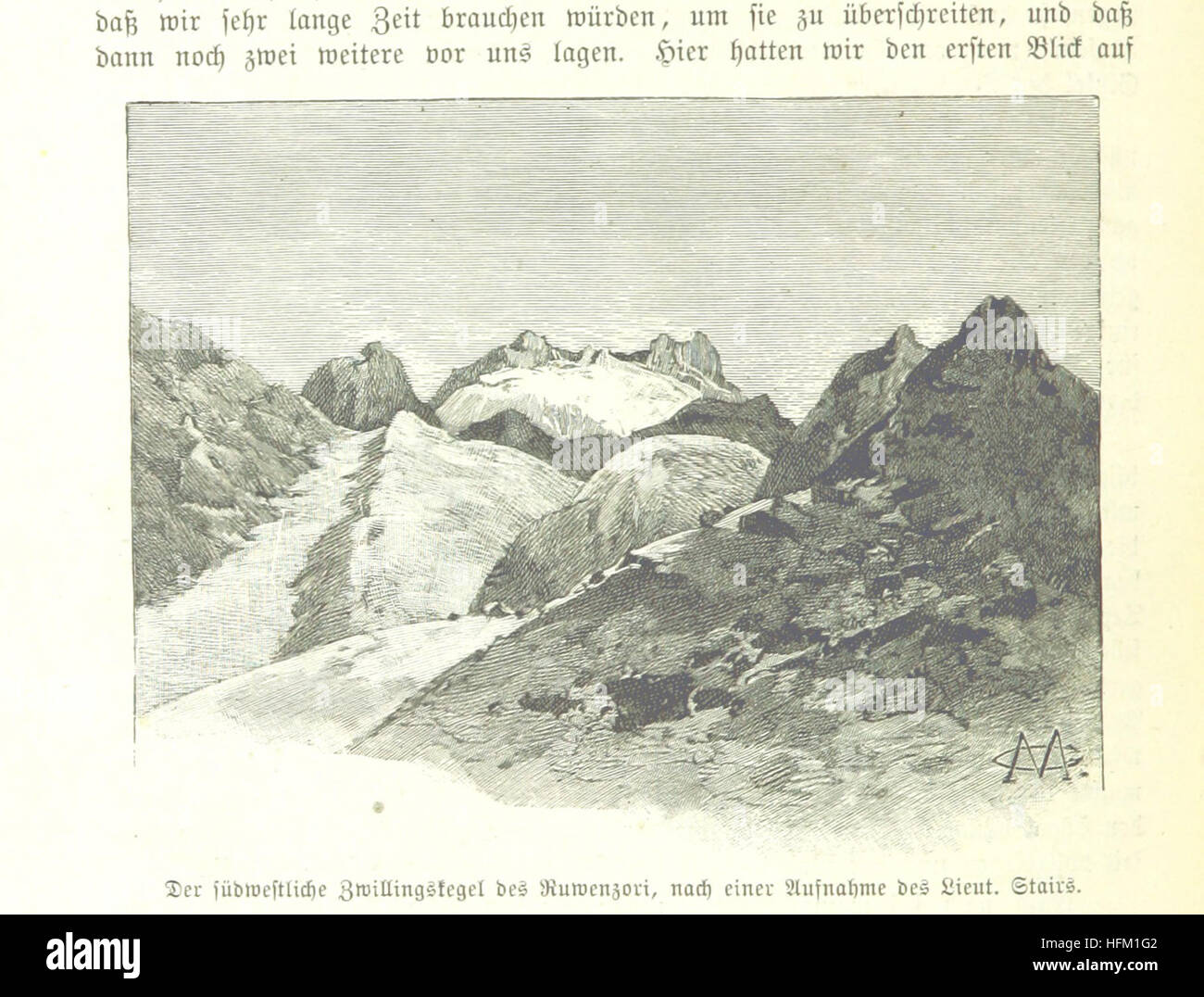 Eine aus dem Englischen übersetzte Erzählung, die Abenteuer in den dunkelsten Teilen Afrikas beschreibt und die unerforschte Wildnis der Region beschreibt. Stockfoto