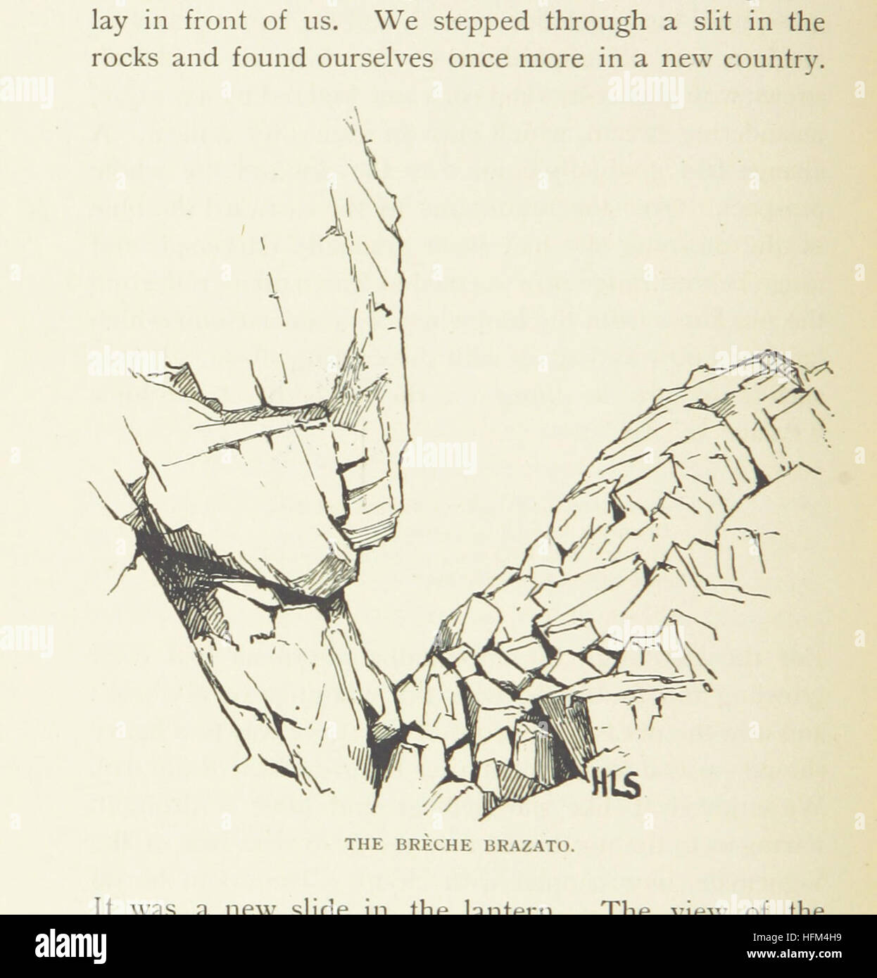 Bild entnommen Seite 302 von "durch die hohen Pyrenäen. Mit Abbildungen und ergänzende Abschnitte von H. Llewellyn Smith. (Bibliographie der Pyrenäen). " Bild entnommen Seite 302 von "durch die hohen Pyrenäen Stockfoto