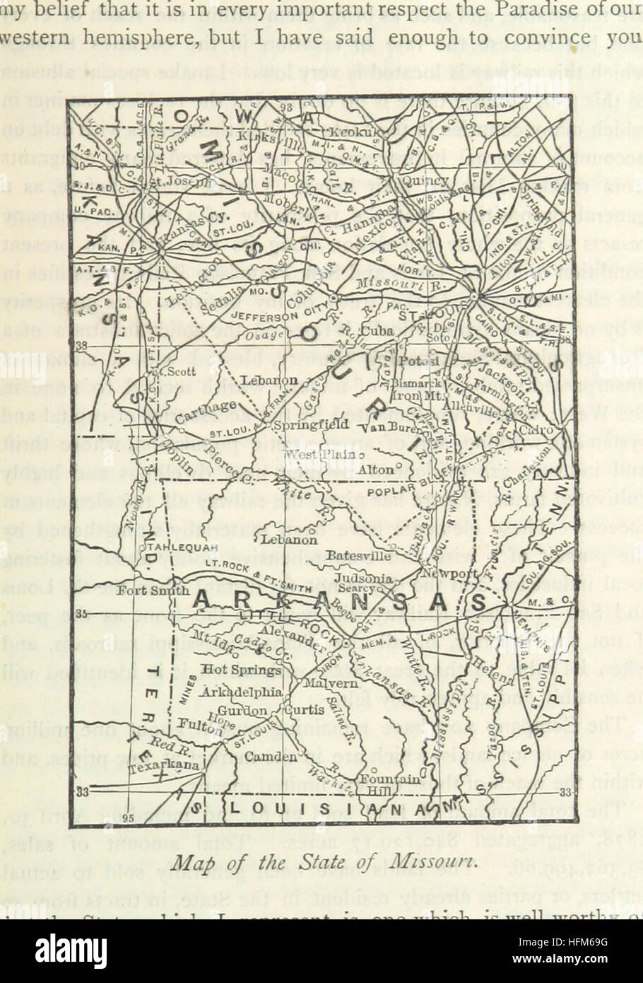 Bild von Seite 31 des "The Commonwealth of Missouri; oder das Empire State der amerikanischen Union. Vortrag "Aufnahme ab Seite 31 von" The Commonwealth of Missouri; Stockfoto