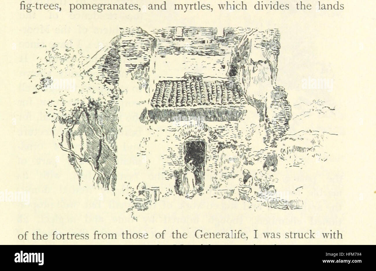 Bild von Seite 317 von ' The Alhambra... Mit einer Einführung von E. R. Pennell. Illustriert mit Zeichnungen von J. Pennell genannten Orte "Bild von Seite 317 von ' The Alhambra mit Stockfoto