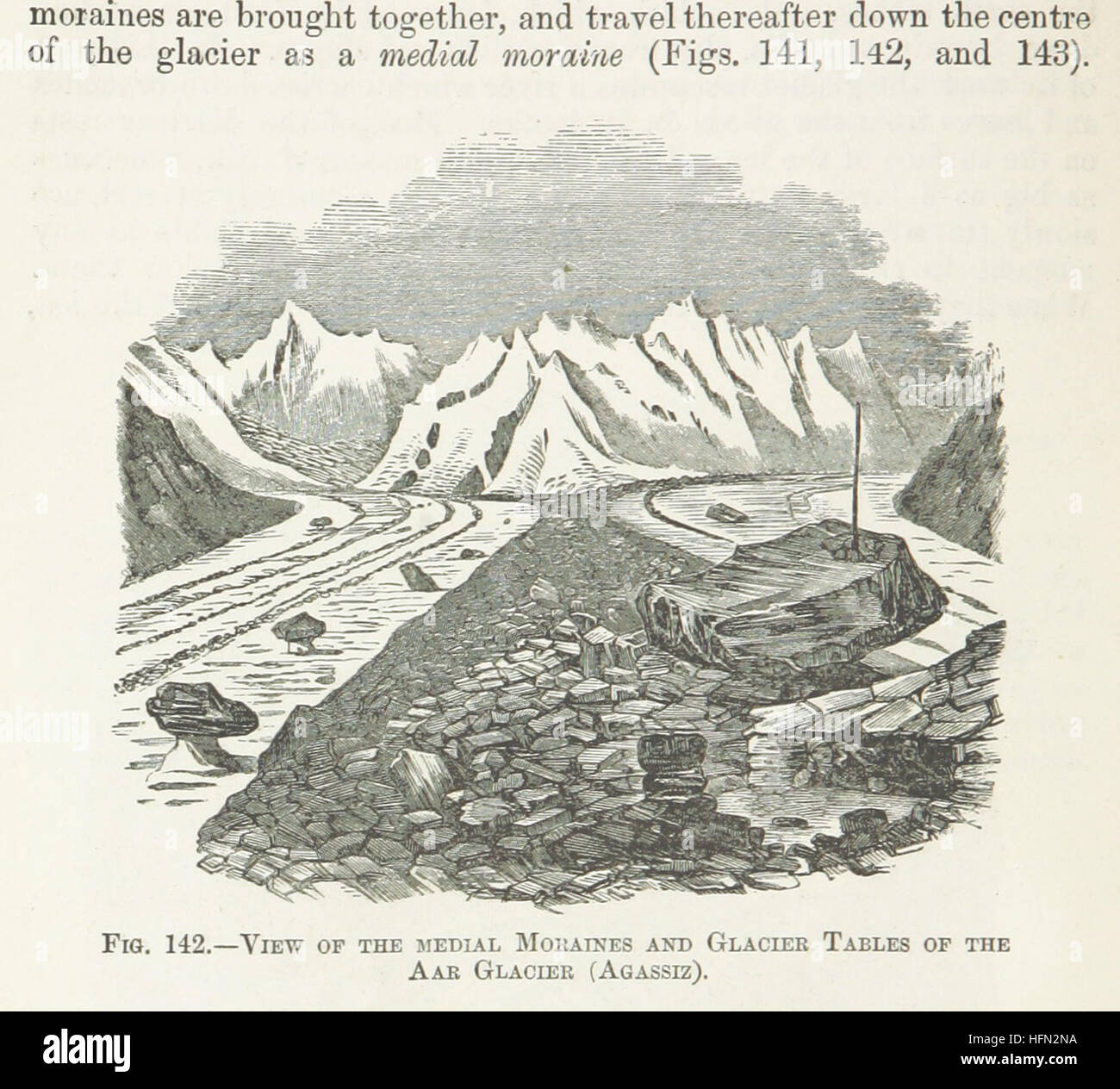 Bild entnommen Seite 430 "Lehrbuch der Geologie" Bild entnommen Seite 430 von "Lehrbuch der Geologie" Stockfoto