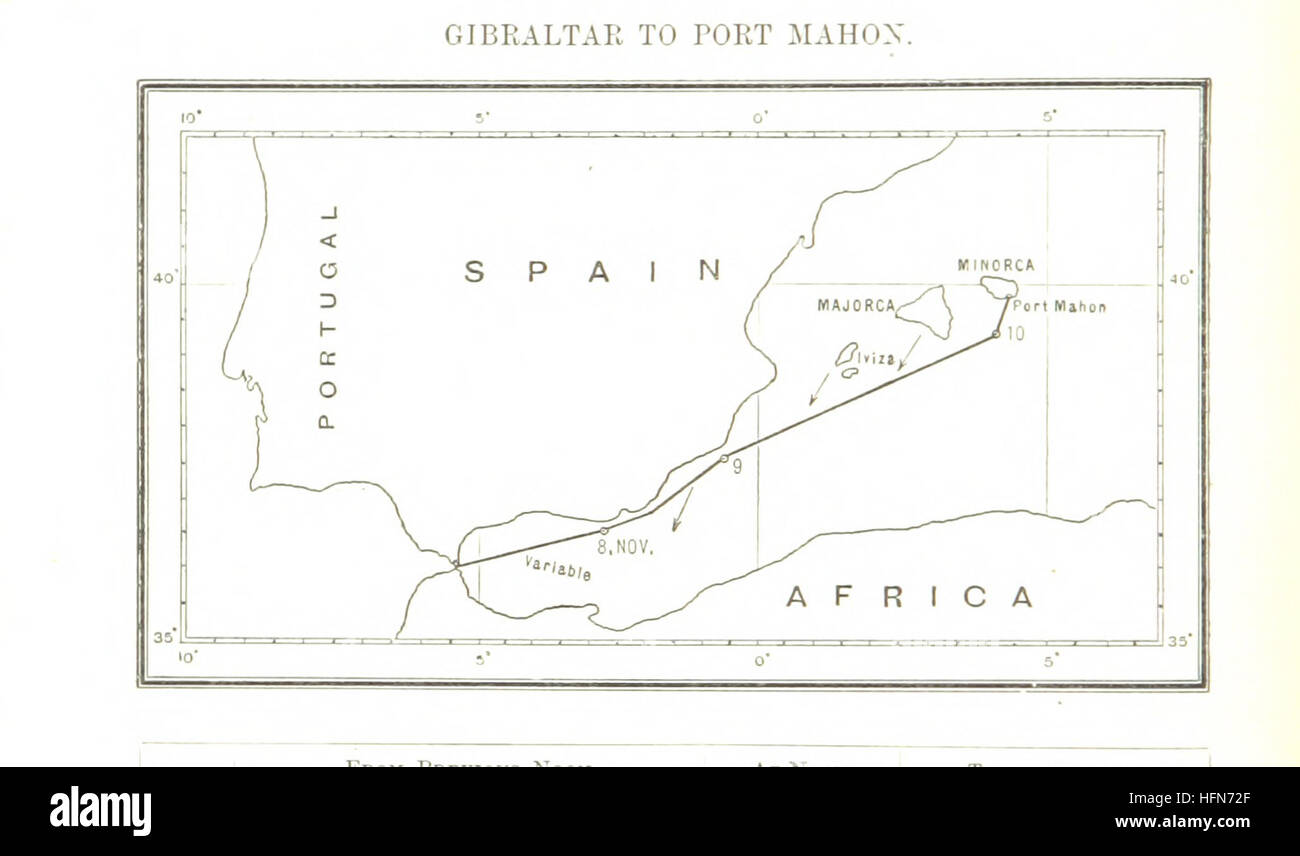 Bild von Seite 46 in "The Cruise of Her Majesty es Schiff"Mänade", 1879-1882. Zusammengestellt aus den privaten Zeitschriften, Briefe und Notizbücher von Prinz Albert Victor und Prinz George von Wales, mit Zusätzen von J. N. Dalton "Bild von Seite 46 in" The Cruise of Her Stockfoto