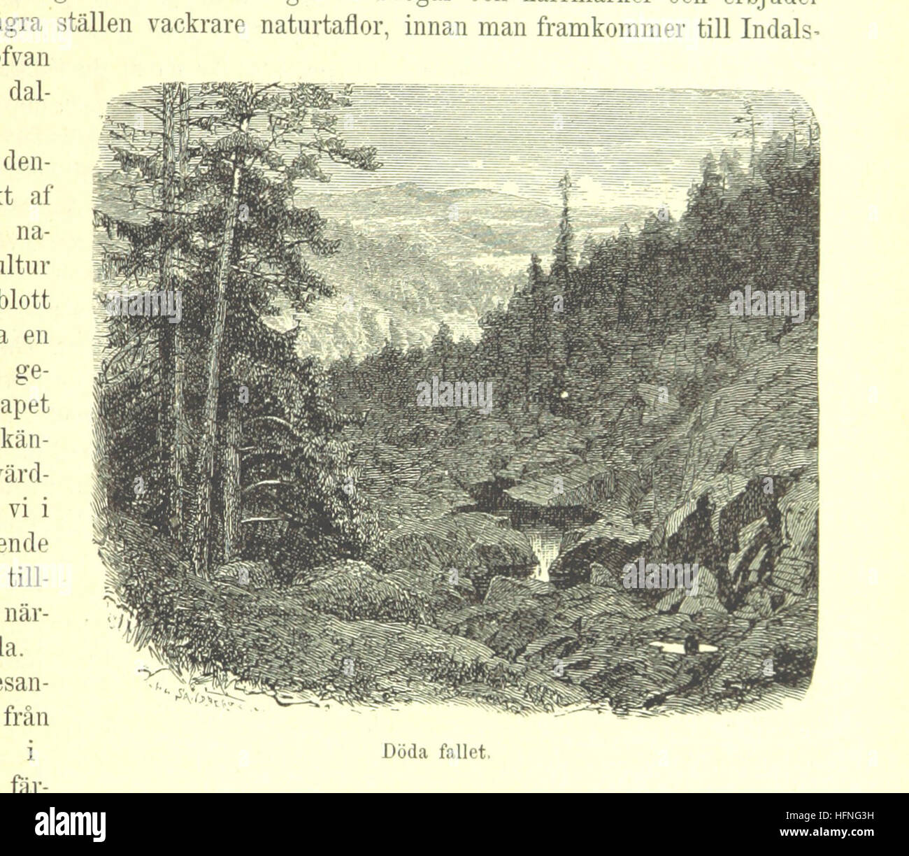 Abbildung Seite 529 von entnommen "Genom Sveriges Bygder. Skildringar af Vårt Land Och Folk... Tredje Upplagan, Genomsedd Och Tillökad af J. P. Velander. Med 545 Illustrationer' Bild entnommen Seite 529 von "Genom Sveriges Bygder Skildringar Stockfoto