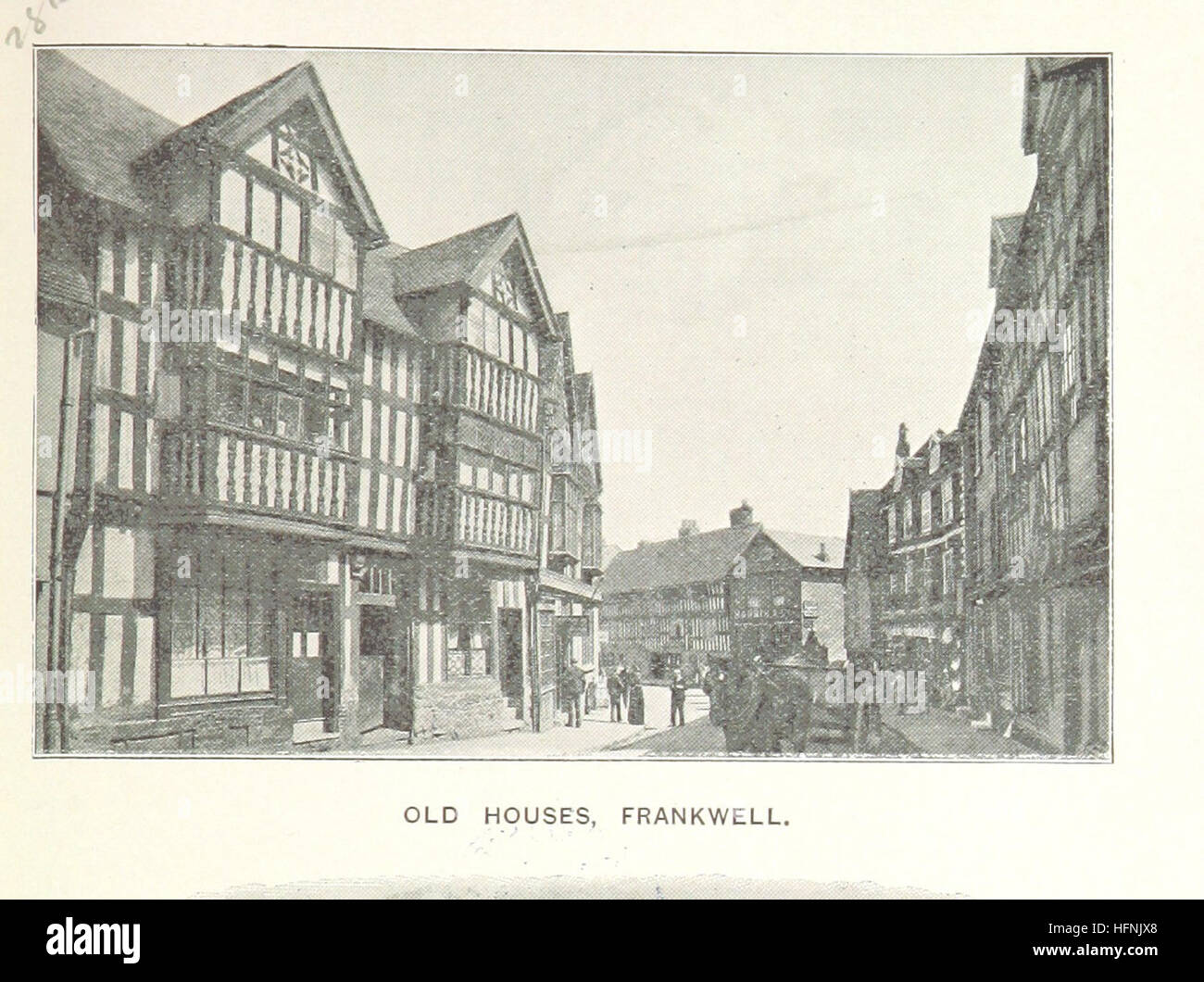 Aufnahme auf Seite 55 des "Guide to Shrewsbury und der Nachbarschaft... Mit Karten und Illustrationen Aufnahme auf Seite 55 des "Guide to Shrewsbury und Stockfoto