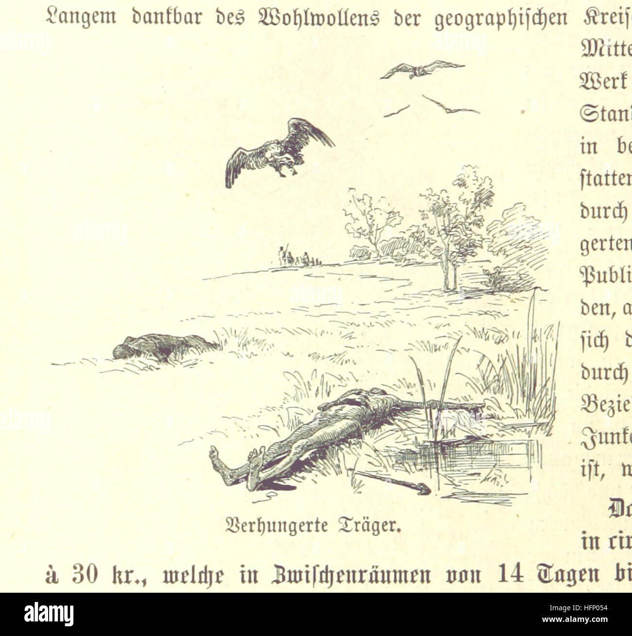 Bild entnommen Seite 634 von "Dr. Wilh. Junker Reisen in Afrika 1875-1886. Nach Seinen Tagebüchern Unter der Mitwirkung von R. Buchta Herausgegeben von Dem Reisenden... Mit... Original-Comicstrips usw. "Bild entnommen Seite 634 von" Dr. Wilh Junker Reisen Stockfoto