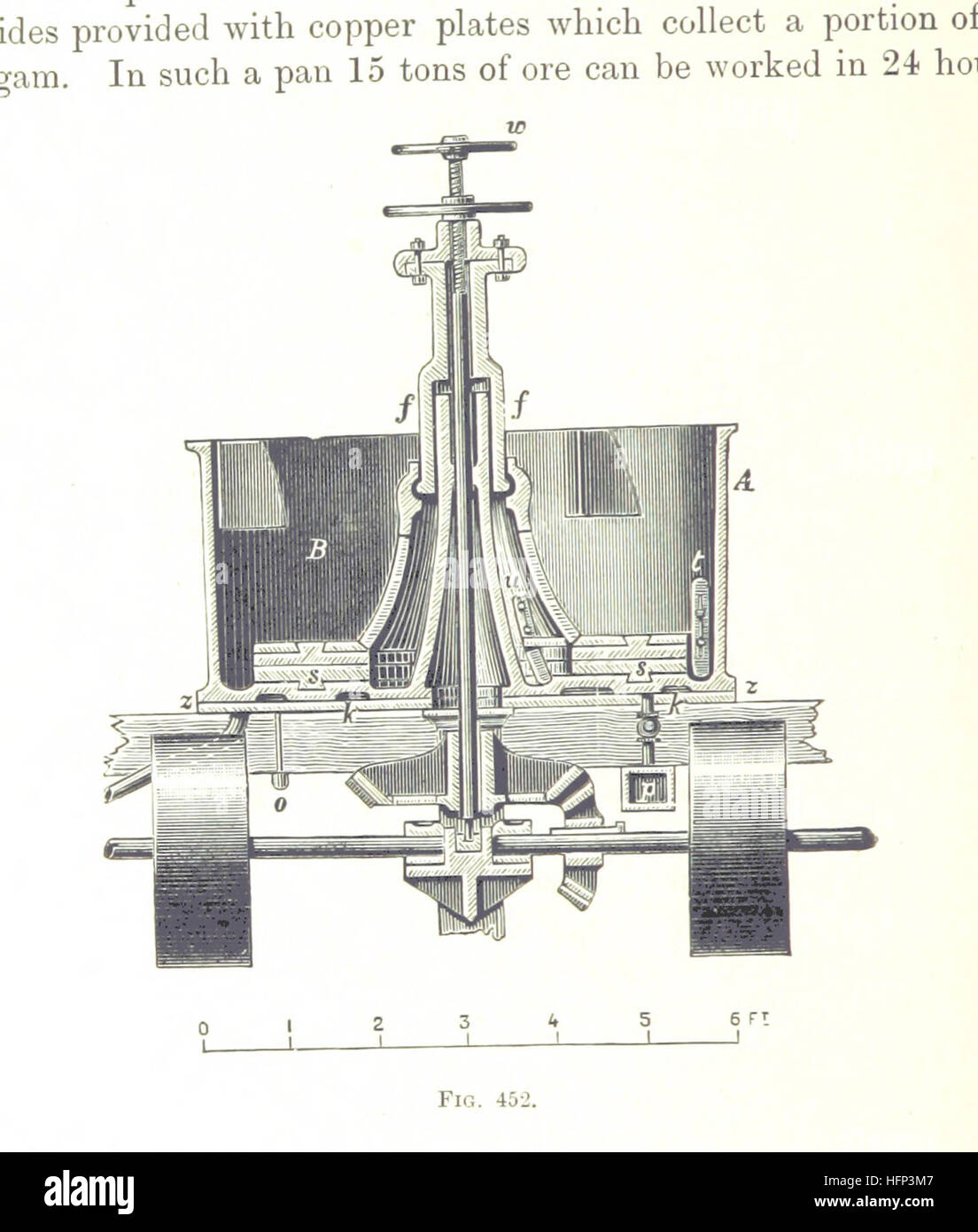 Bild entnommen Seite 678 des "Handbook of Metallurgy... Übersetzt von H. Louis Bild entnommen Seite 678 des "Handbook of Metallurgy Stockfoto