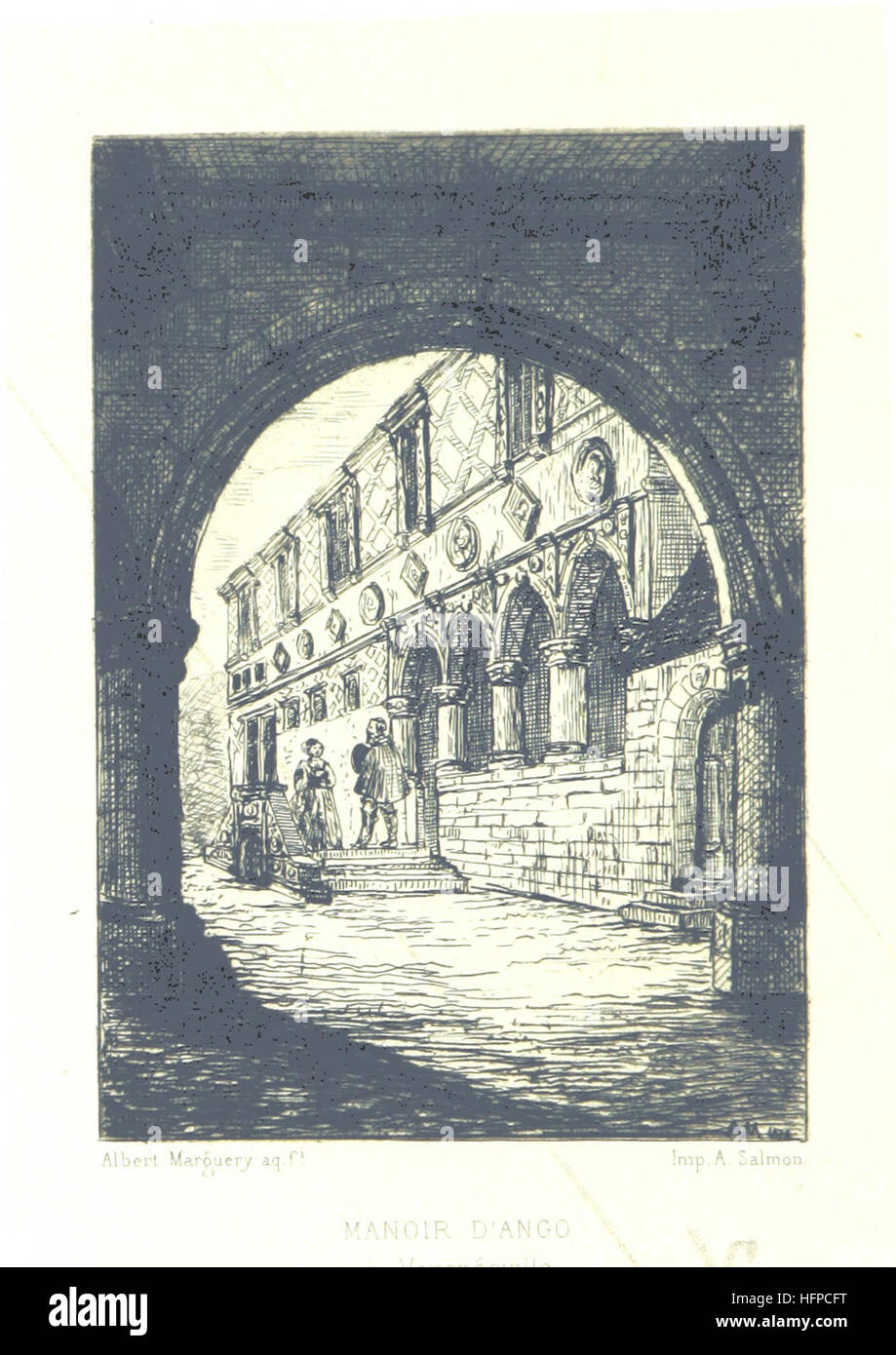 Jean Ango. Dieppe et le Manoir de Varengeville. 1481-1551. Avec Une Eau-Forte Bild entnommen Seite 8 von "Jean Ango Dieppe et Stockfoto