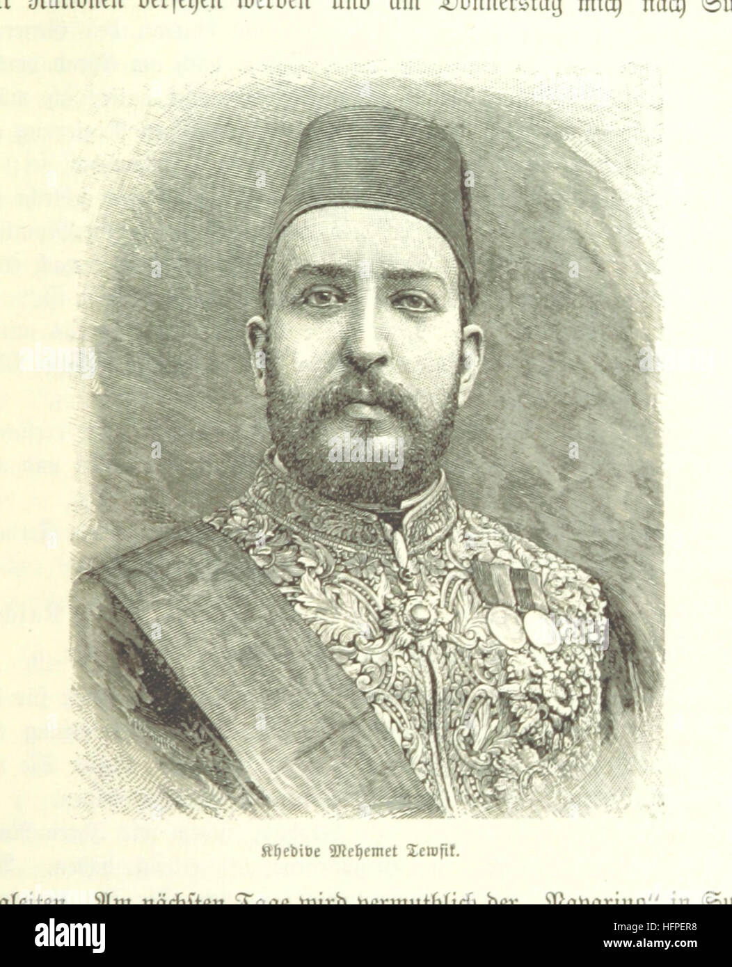 Eine Reiseerzählung, die die Erfahrungen in den dunkelsten Teilen Afrikas beschreibt, übersetzt von H. von Wobeser aus dem Englischen, um die Herausforderungen und Abenteuer zu veranschaulichen. Stockfoto