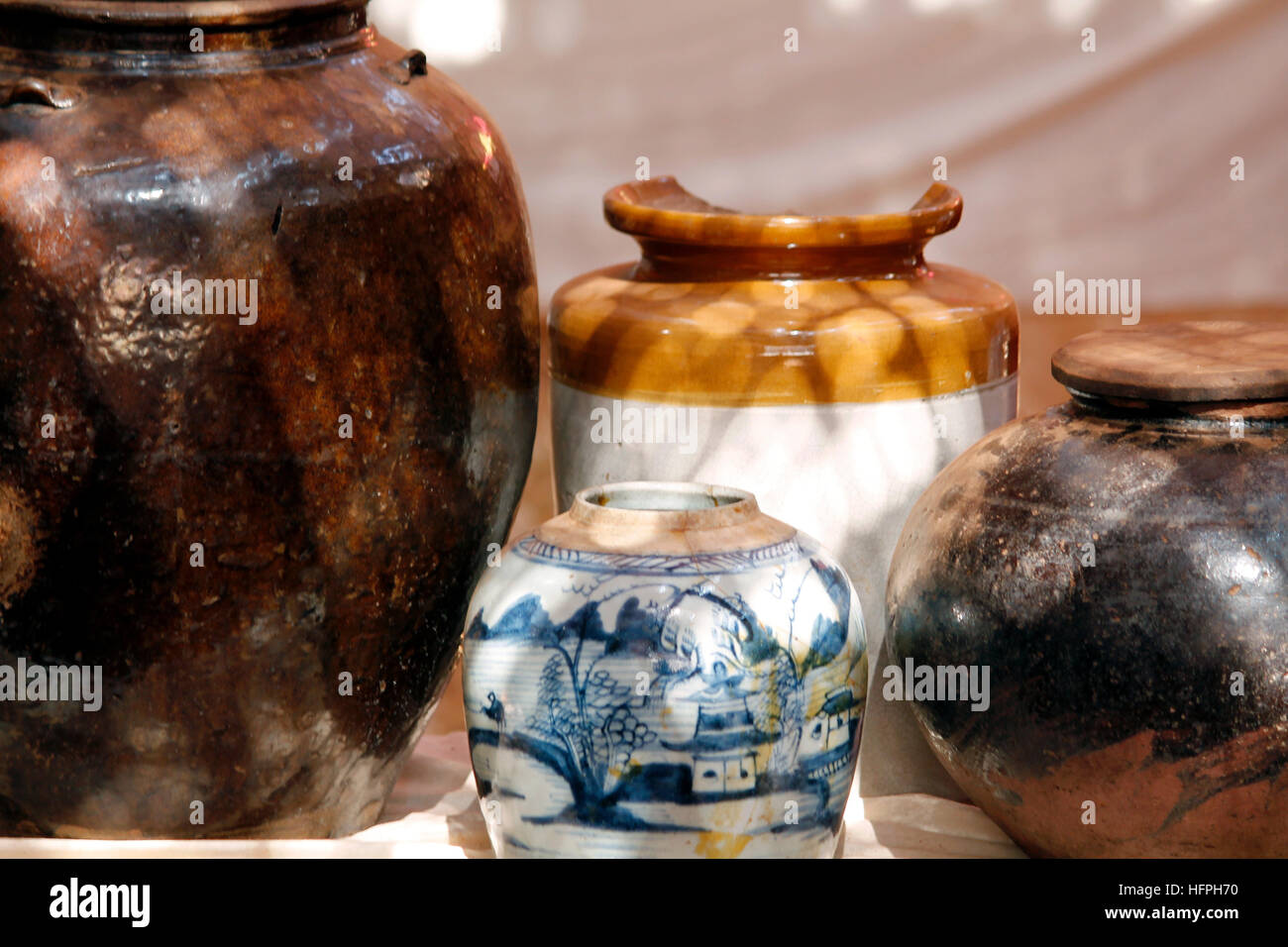 Porzellanerde Flasche Stockfoto