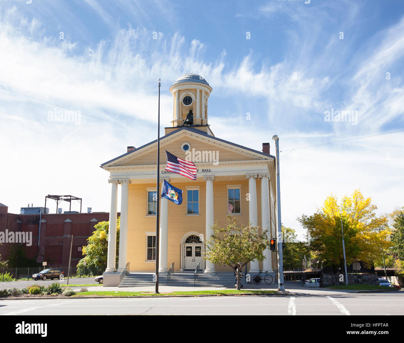 CANANDAIGUA, NEW YORK - 11. Oktober 2016: Canandaigua Rathaus in der Nähe Ne York. Stockfoto