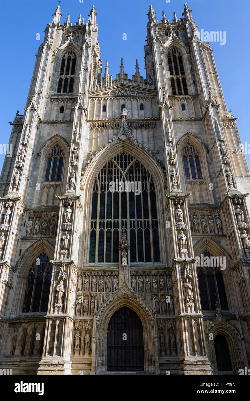 Beverley Minster in der Stadt von Beverley in East Riding of Yorkshire im Nordosten Englands. Stockfoto