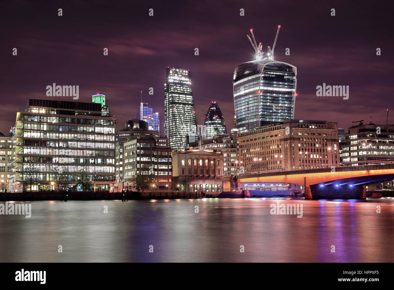 Türme von London - Walkie-Talkie, Gerkin und Cheesegrater! Stockfoto