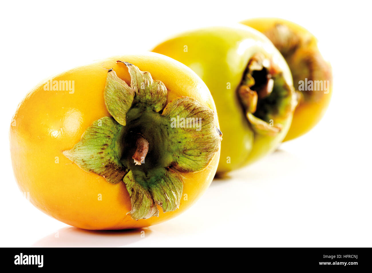 Kaki (Diospyros Kaki) Stockfoto