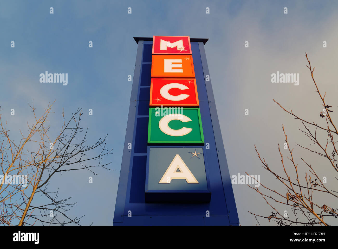 Mecca Bingo Drumchapel Zeichen Stockfoto