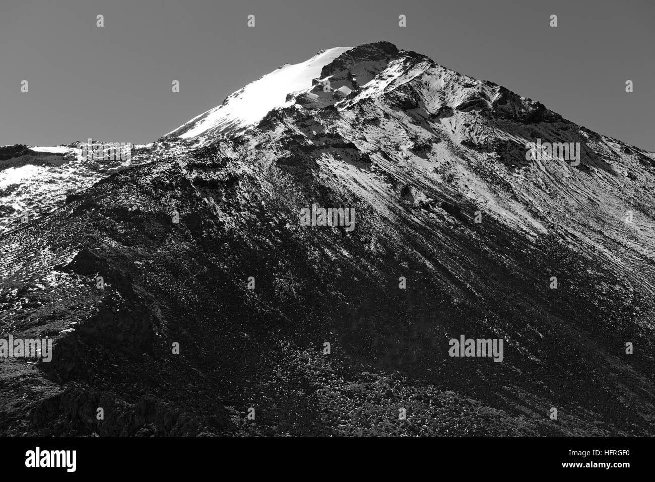 Vulkan Pico de Orizaba oder Citlaltepetl, ist der höchste Berg in Mexiko Stockfoto