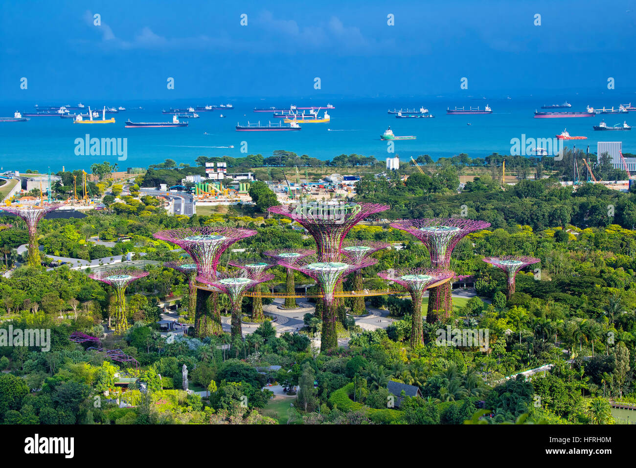 Gärten an der Bucht, Singapur Stockfoto