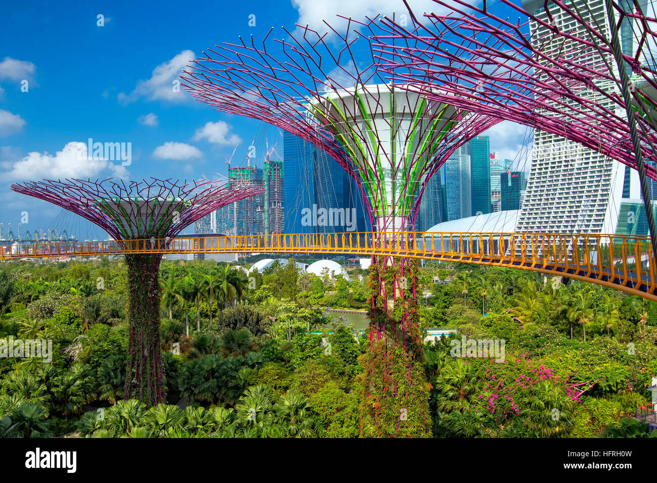 Gärten an der Bucht, Singapur Stockfoto