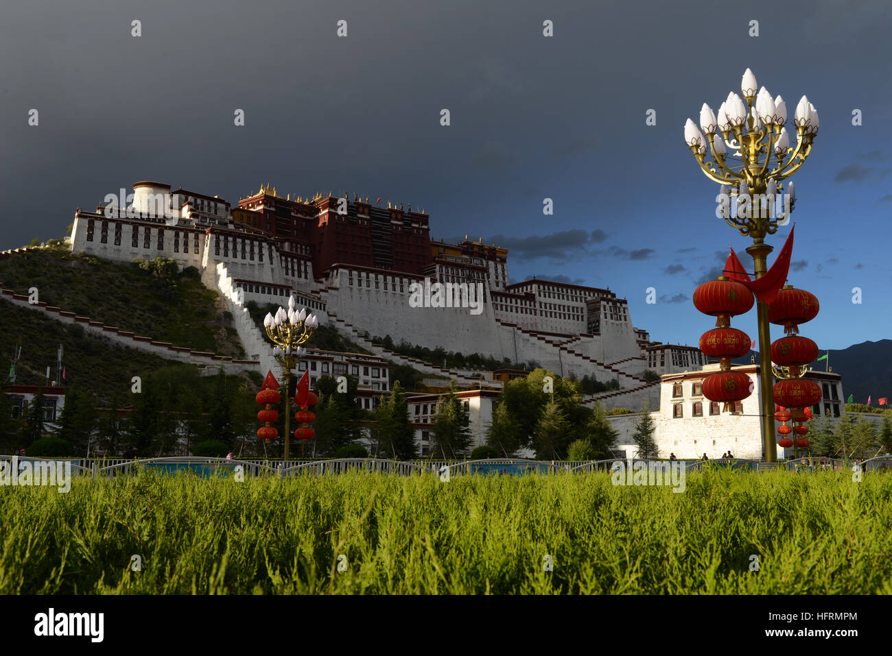 Potala-Palast in Lhasa-Tibet Stockfoto