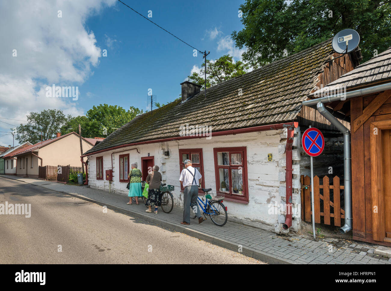 Weber-Häuser, 18. Jahrhundert, in Przeworsk, Kleinpolen, Polen Stockfoto