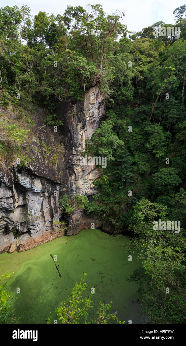 Mount-Hypipamee Crater auf das Atherton Tableland in weit North Queensland, Australien Stockfoto