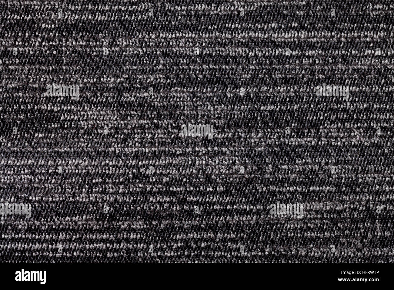 Schwarz / weiß-Hintergrund aus weichem Textilmaterial. Ummantelung Stoff mit natürlichen Textur. Tuch-Kulisse. Stockfoto