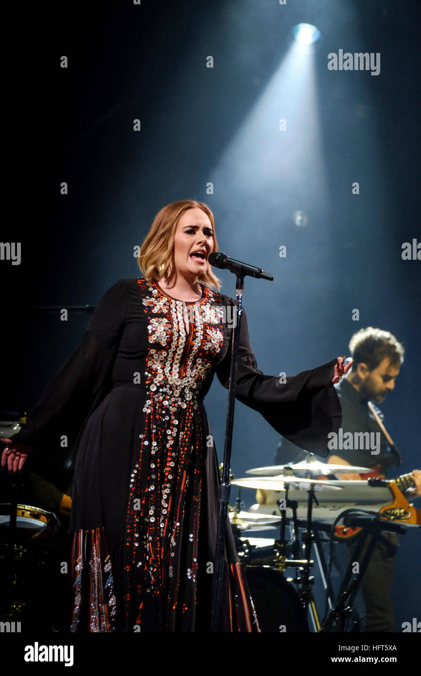 Adele titelt Glastonbury Festival, Pilton. auf 25.06.2016. Im Bild: Adele, Adele Laurie Blue Adkins MBE Stockfoto