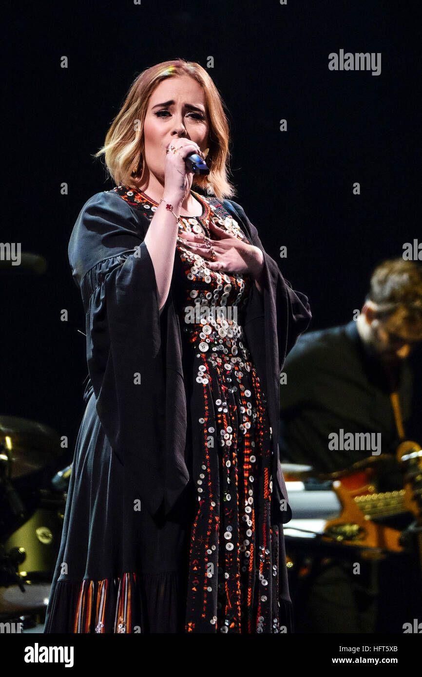Adele titelt Glastonbury Festival, Pilton. auf 25.06.2016. Im Bild: Adele, Adele Laurie Blue Adkins MBE Stockfoto