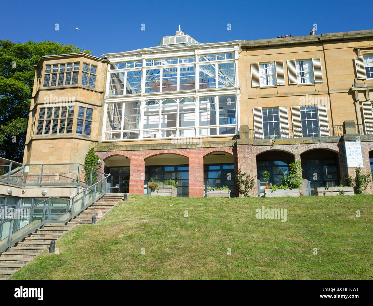 Woodend kreativen Raum Scarborough UK Denkmalgeschützte Gebäude Stockfoto