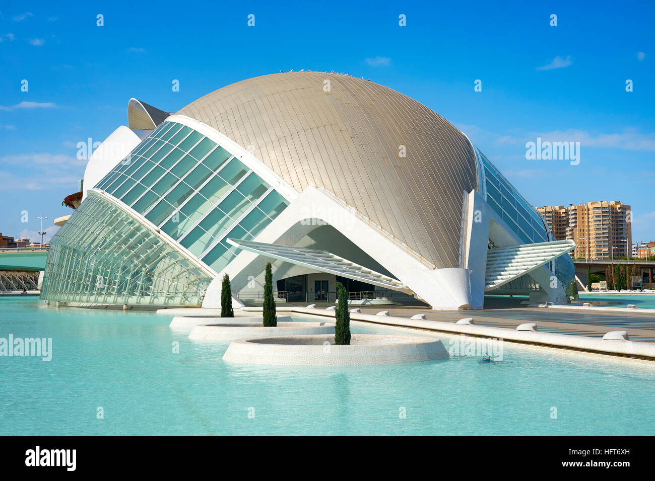 Die Stadt der Künste und Wissenschaften, Valencia, Spanien Stockfoto