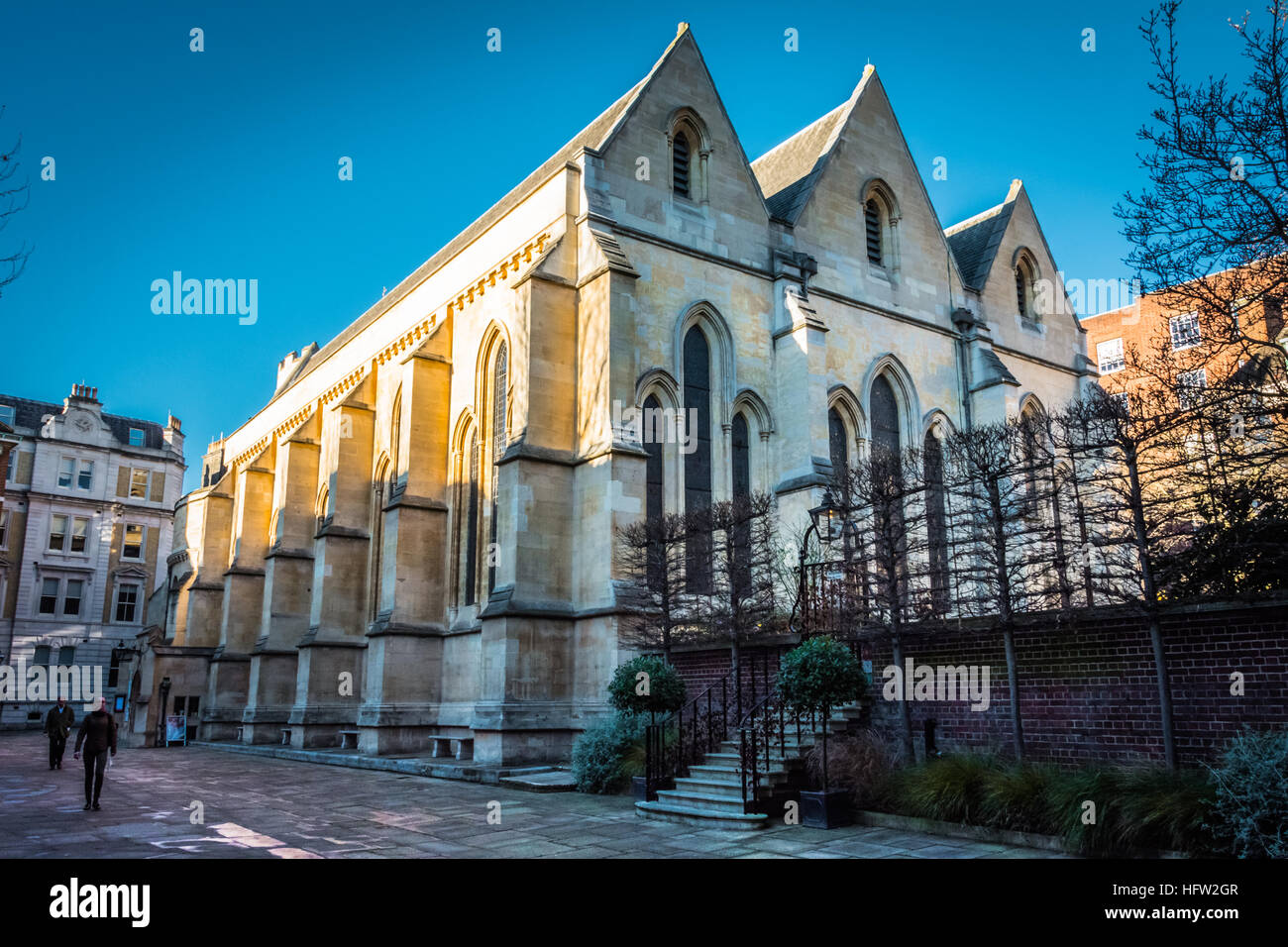 Temple Church, Inns Of Court, London, UK, Stockfoto