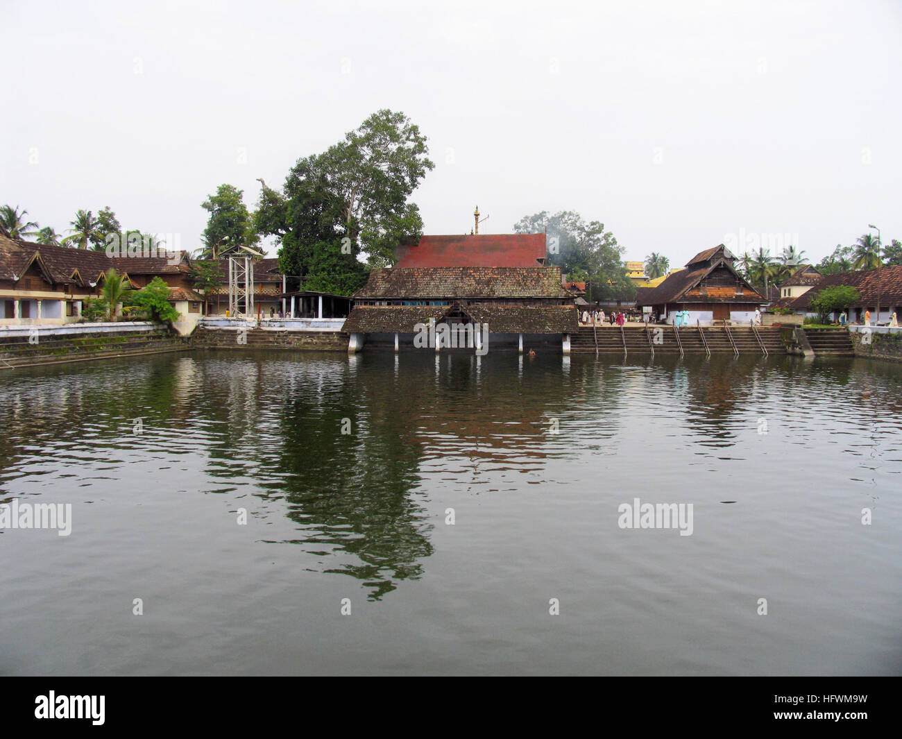 Shri Krishna Tempel, ambalpuram, Kerala Stockfoto