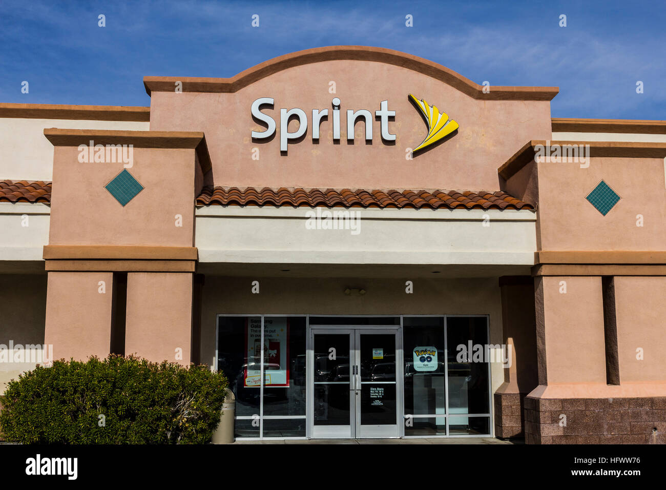 Las Vegas - ca. Dezember 2016: Sprint Wireless Ladengeschäft. Sprint ist eine Tochtergesellschaft des japanischen SoftBank Group Corporation VII Stockfoto