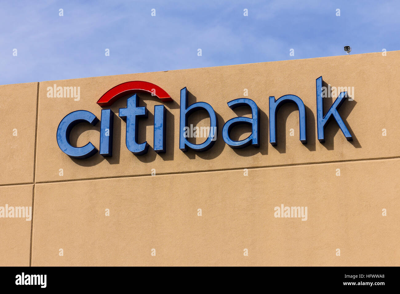 Las Vegas - ca. Dezember 2016: Citibank Verbraucher Zweig. Citibank ist der Verbraucher Aufteilung der finanziellen Dienstleistungen multinationalen Citigroup ich Stockfoto