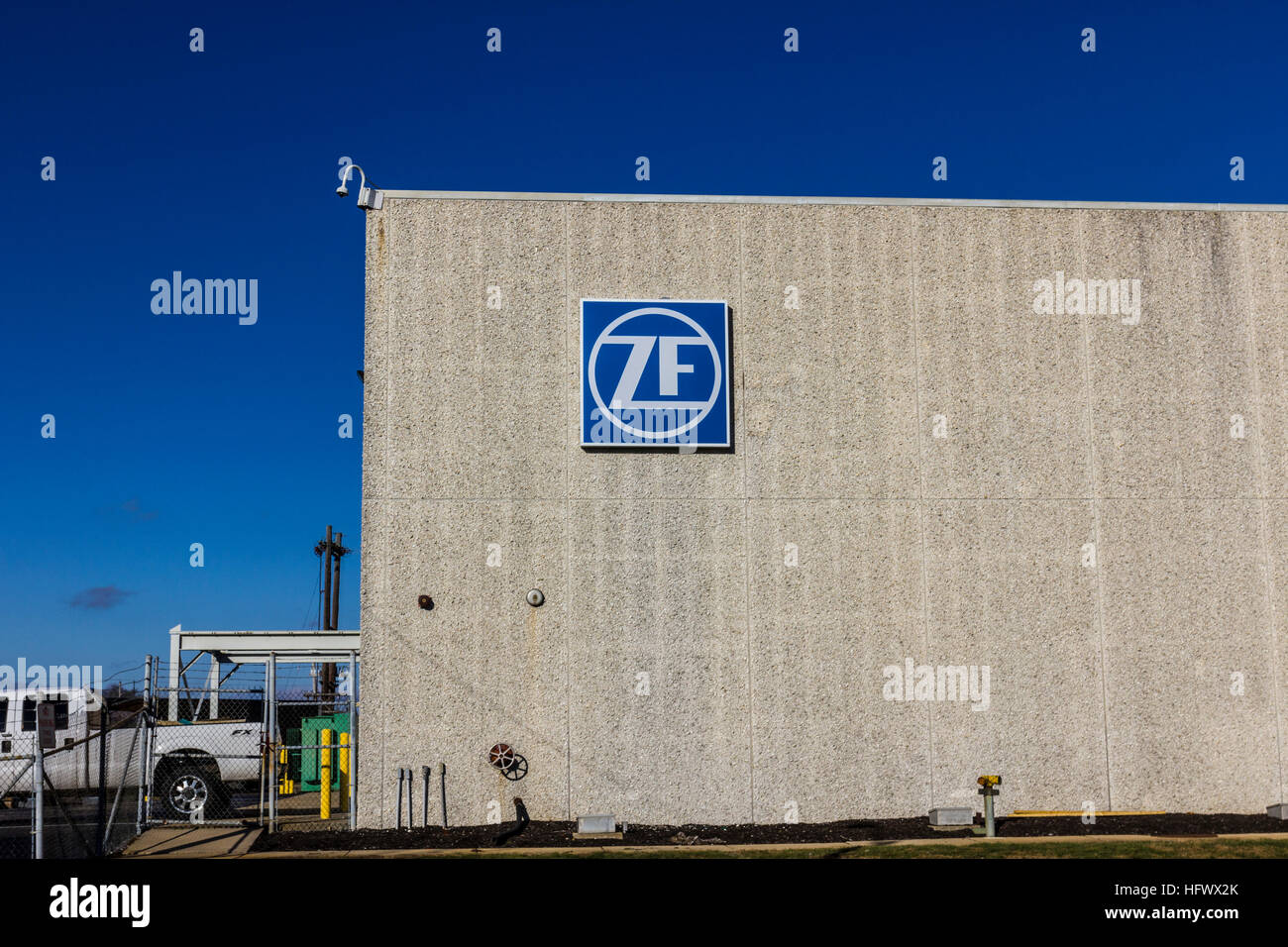 Lafayette - ca. Dezember 2016: ZF Friedrichshafen Lenkung Fabrik. ZF Friedrichshafen übernommen TRW Automotive in 2015 II Stockfoto